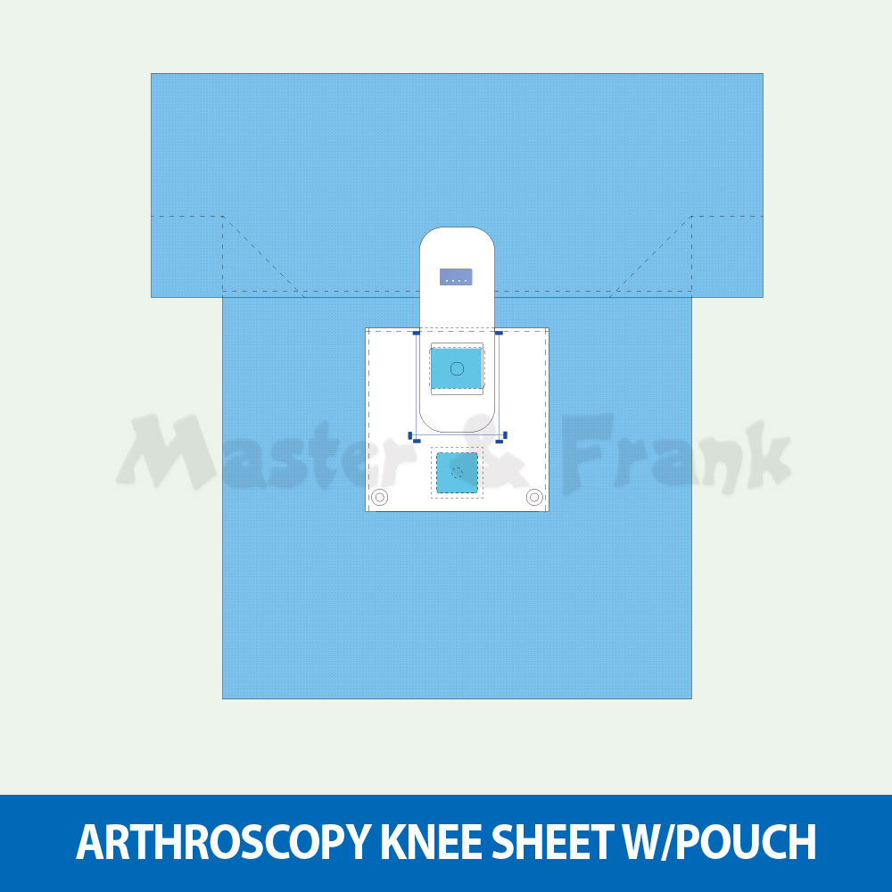 Arthroscopy Knee Sheet W/Pouch