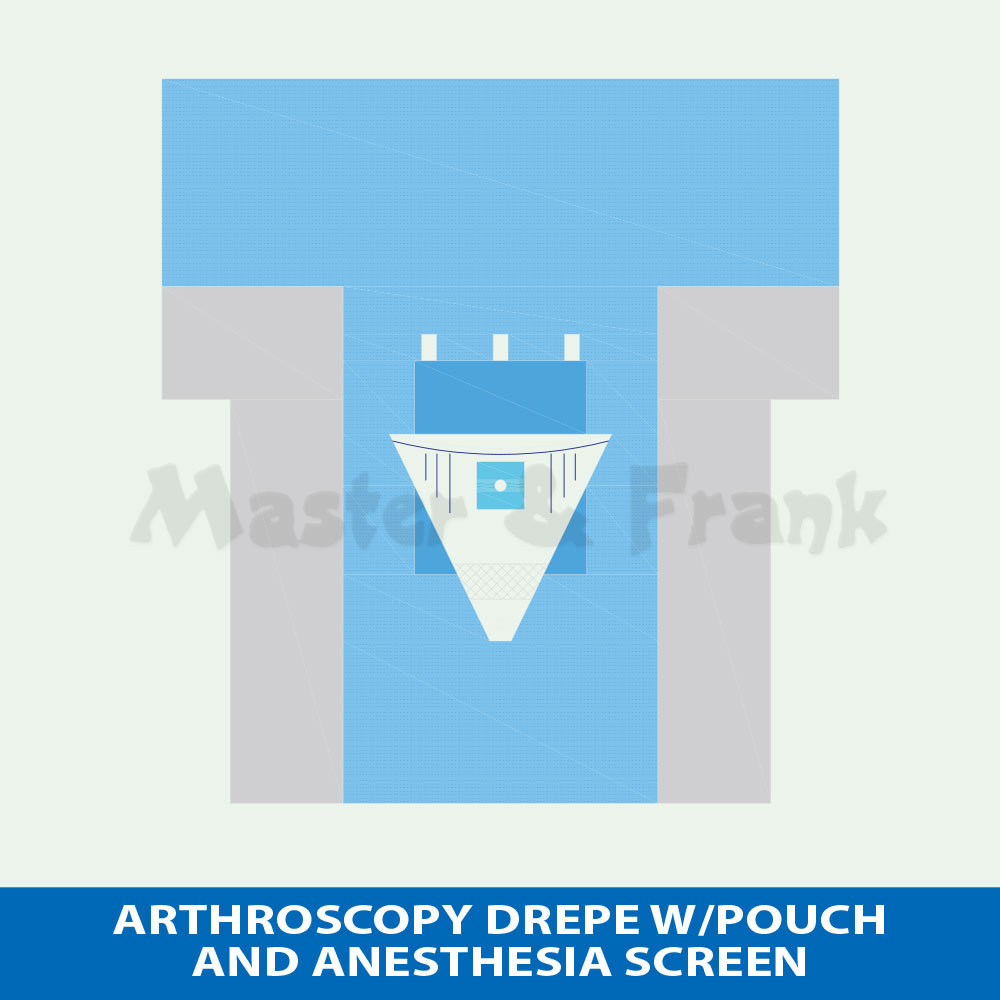 Arthroscopy Drape W/Pouch And Anesthesia Screen