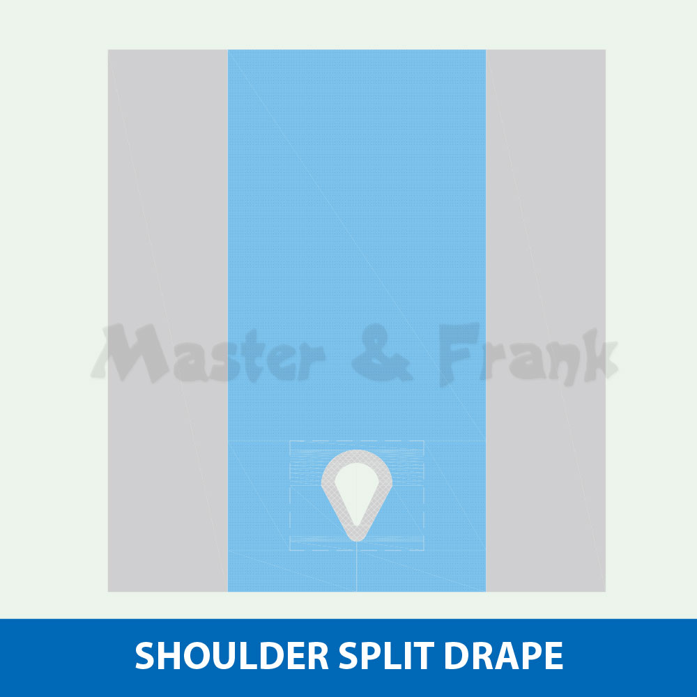 Shoulder Split Drape