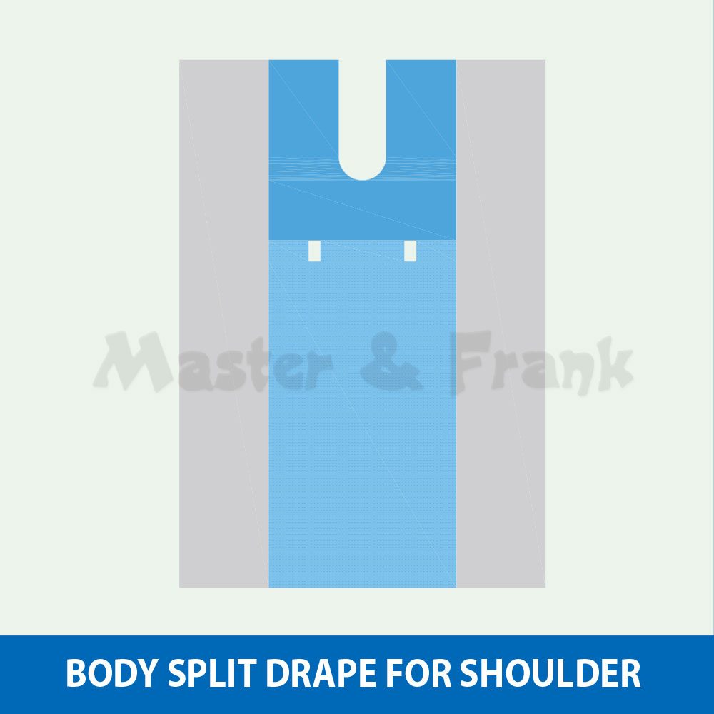 Body Split Drape For Shoulder