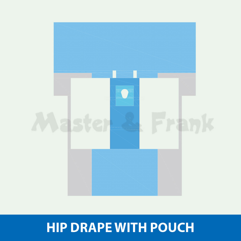 Hip Drape With Pouch