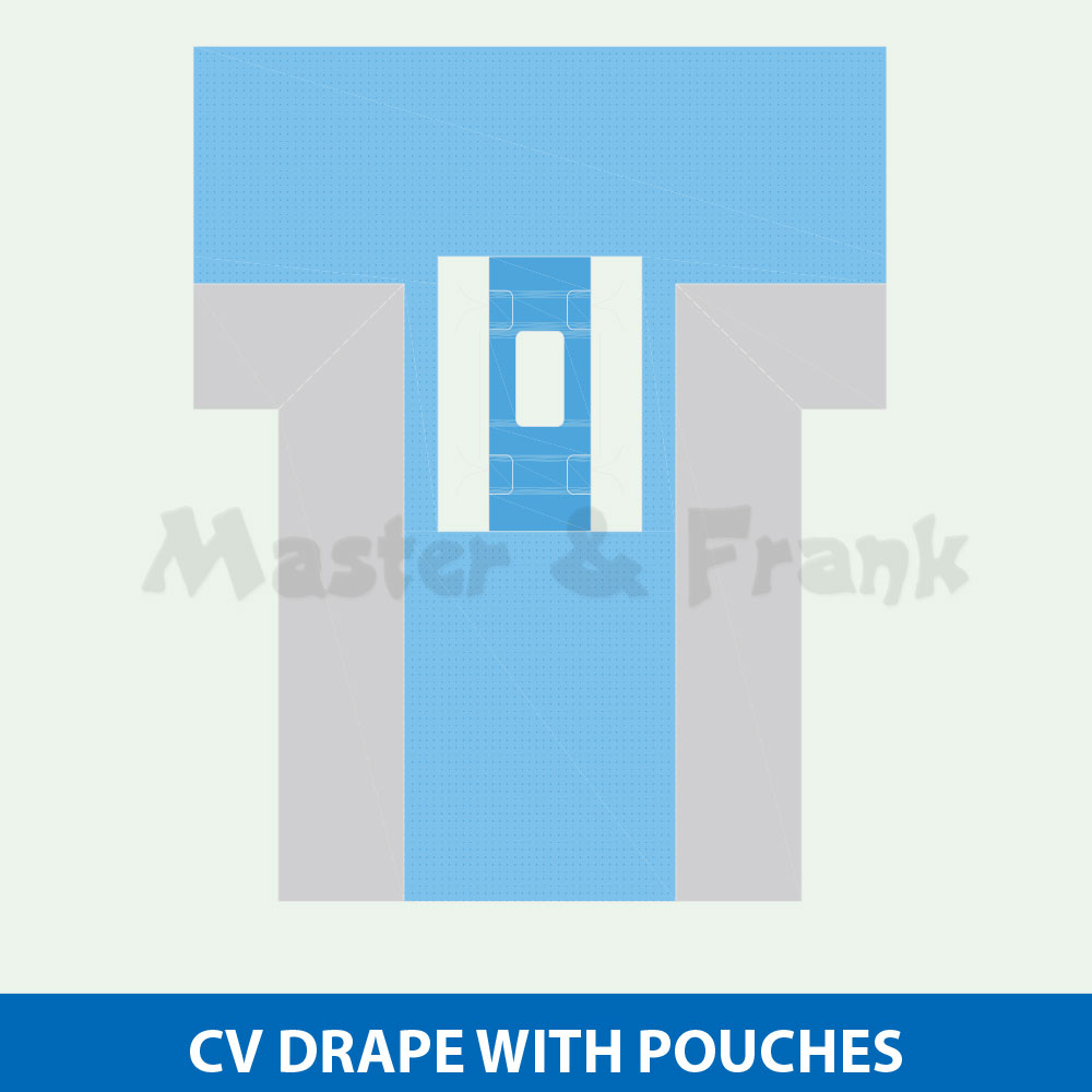 CV Drape With Pouches