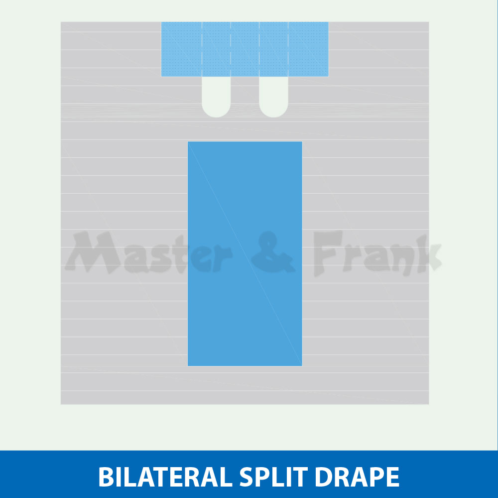 Bilateral Split Drape