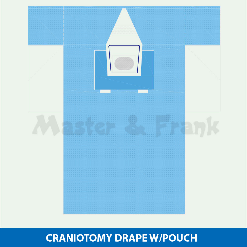 Craniotomy Drape W/Pouch
