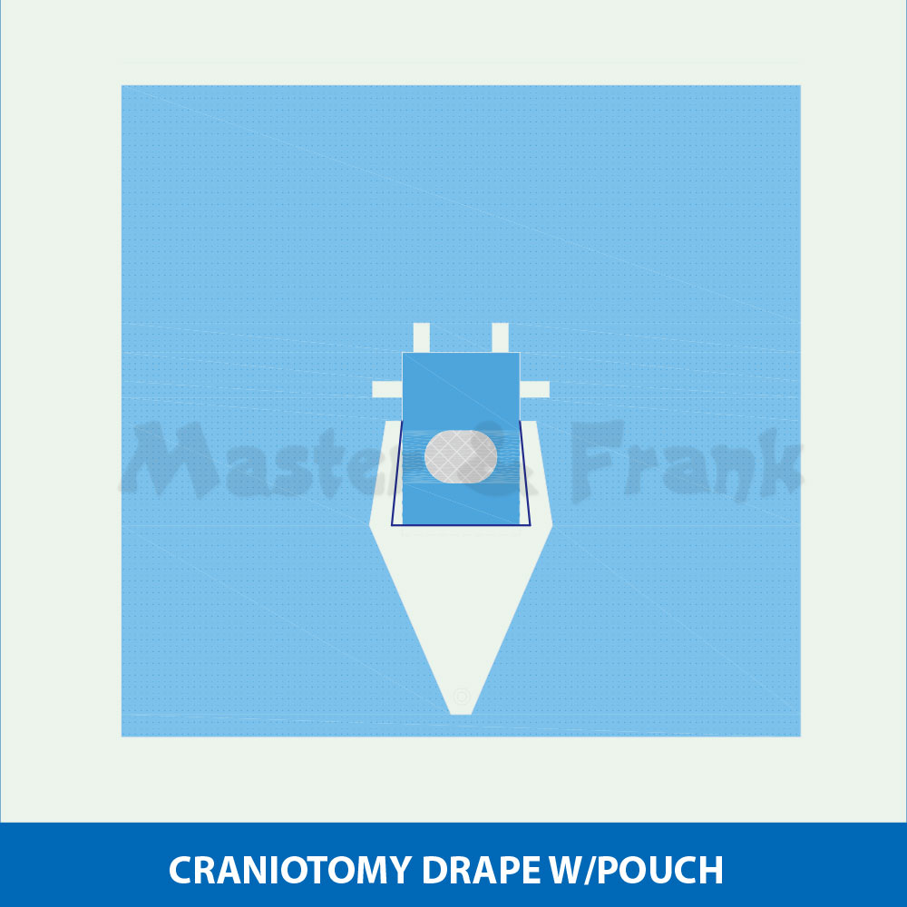 Craniotomy Drape W/Pouch